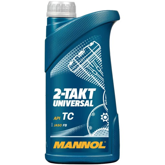 Масло моторное Mannol 2Takt Universal TC-W 1 л (MN7205-1 )