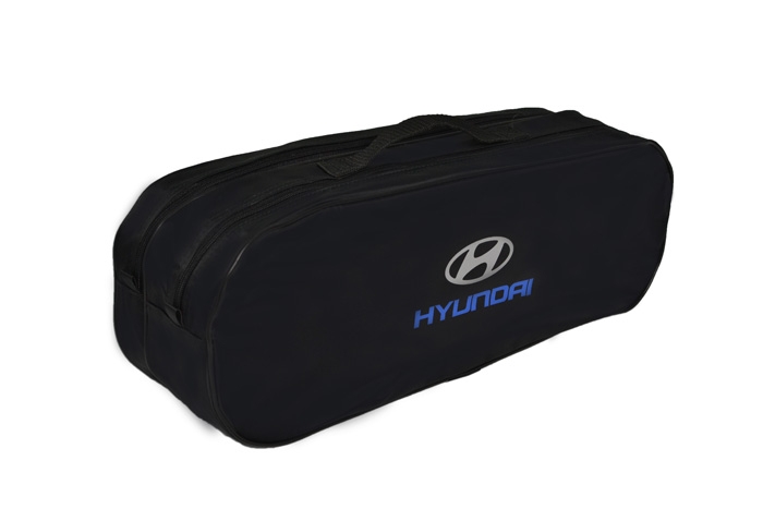 Сумка-органайзер в багажник Hyundai черная (03-019-2Д) Poputchik