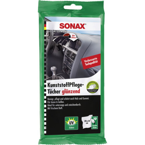 Салфетки для очистки пластика Sonax 10 шт (4064700415102)