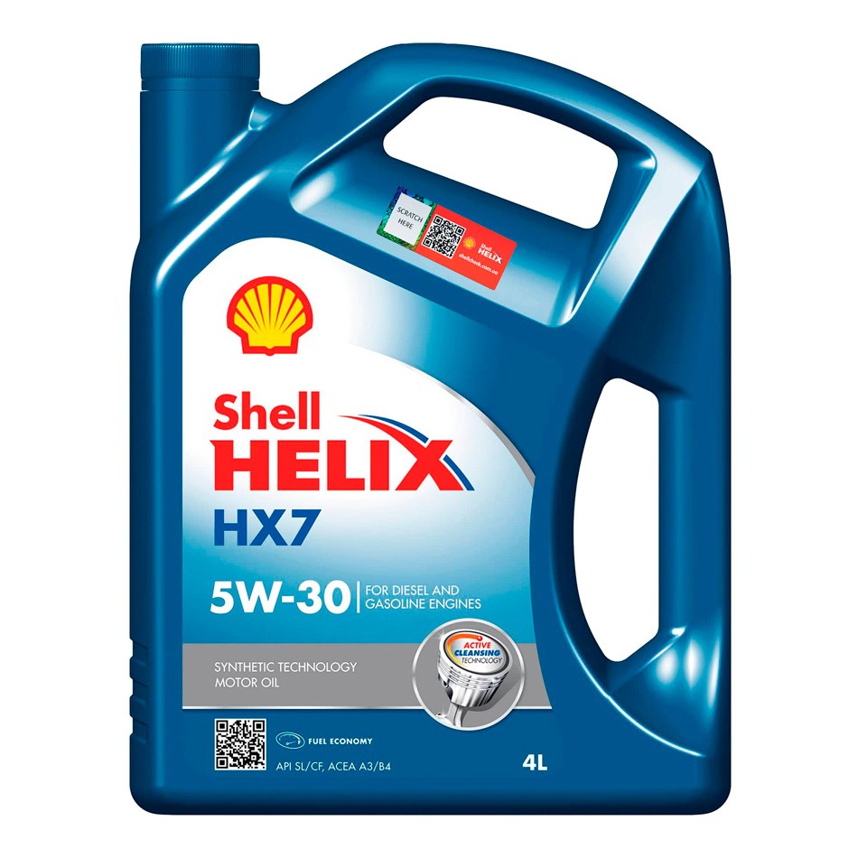 Масло моторное Shell Helix HX7 5W-30 4 л (HX 7 5W-30 4L)
