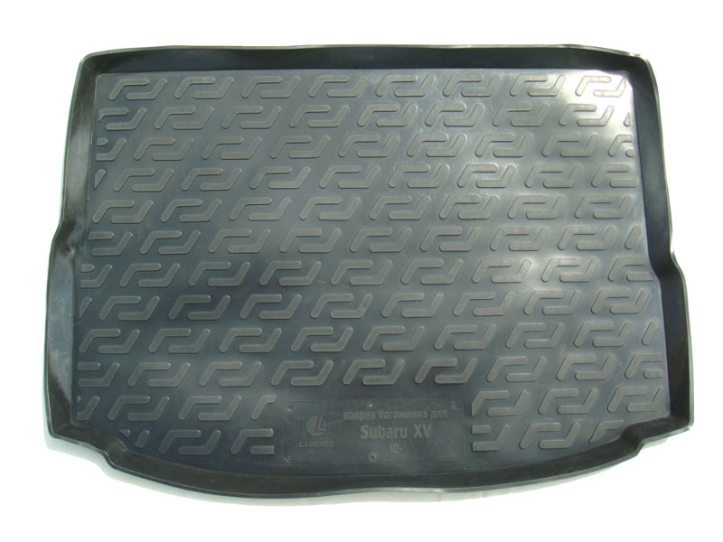 Коврик в багажник Subaru XV '2011-2017 (хетчбек) L.Locker (черный, резиновый)