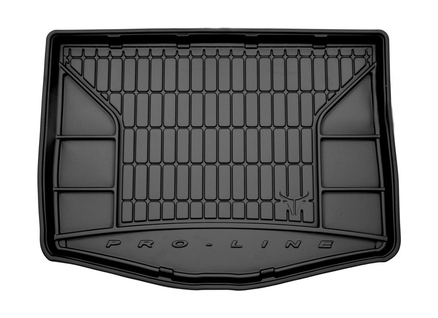 Коврик в багажник Ford C-Max '2010-> (с докаткой) Frogum (черный, резиновый)