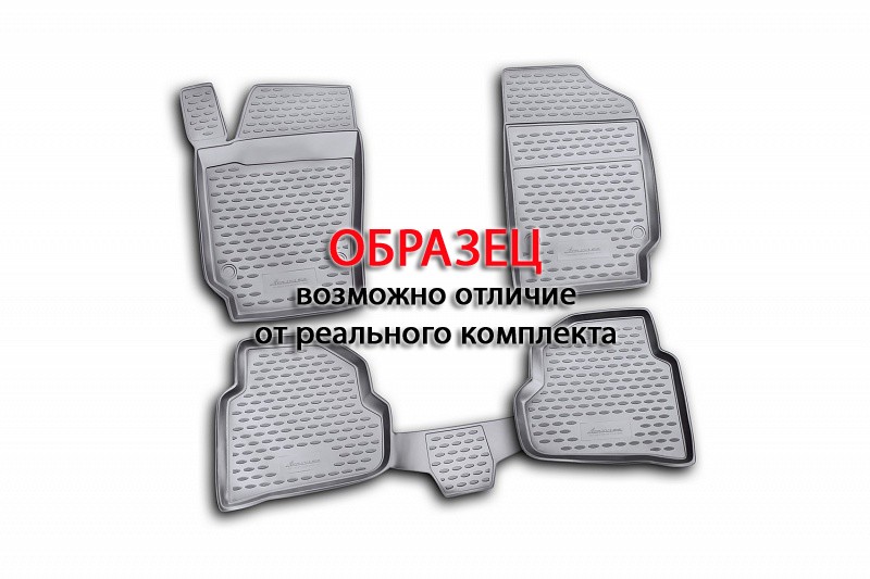 Коврики в салон Opel Combo (D) '2011-2018 (3D, Maxi, передние) Element (черные)