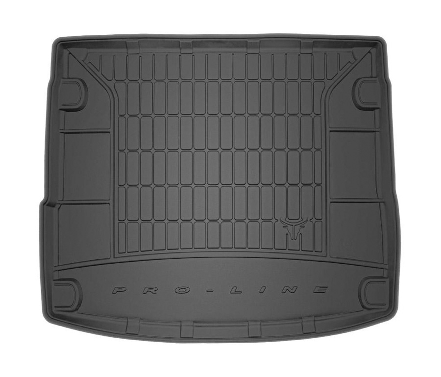 Коврик в багажник Audi Q5 '2016-> (без полки) Frogum (черный, резиновый)