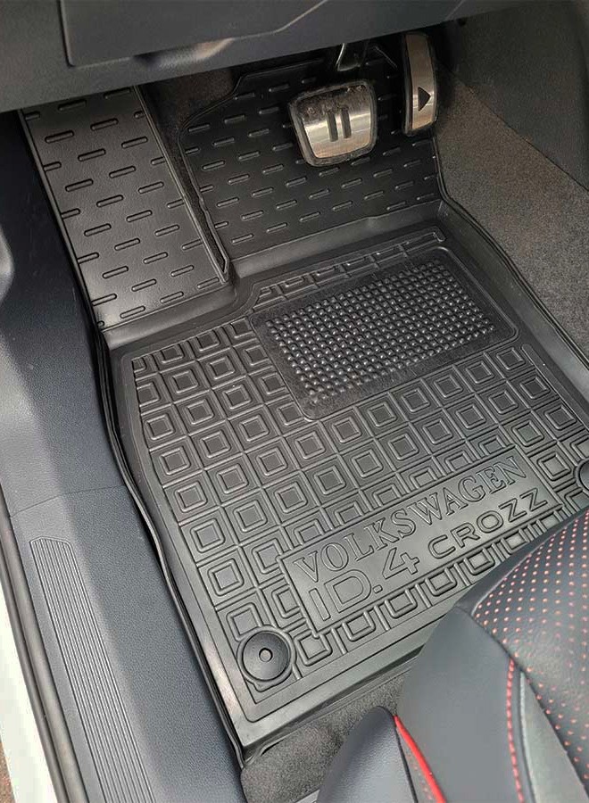 Коврик в салон Volkswagen ID4 '2020-> (водительский) Avto-Gumm (черные)