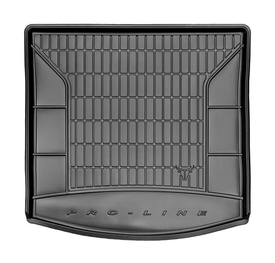 Коврик в багажник Volkswagen Touran '2010-2015 (длинный) Frogum (черный, резиновый)