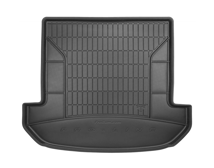 Коврик в багажник KIA Sorento '2014-2020 (7-ми местный, длинный) Frogum (черный, резиновый)