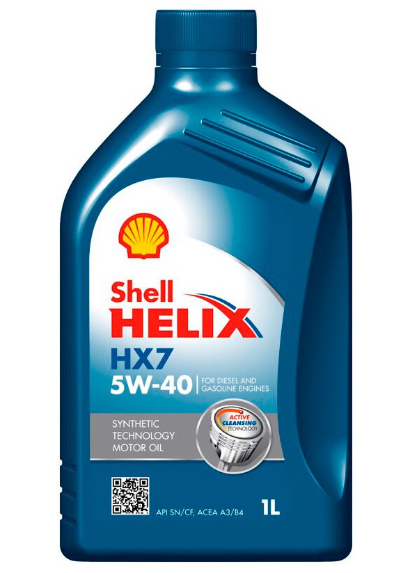 Масло моторное Shell Helix HX7 5W-40 1 л (550040340)