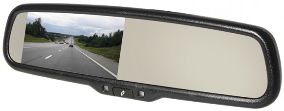 Зеркало автомобильное с монитором со встроенным двухканальным видеорегистратором Gazer MUW7000 Wi-Fi