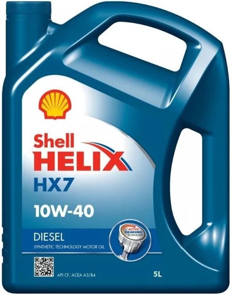 Масло моторное Shell Helix HX7 10W-40 5 л (550053738)