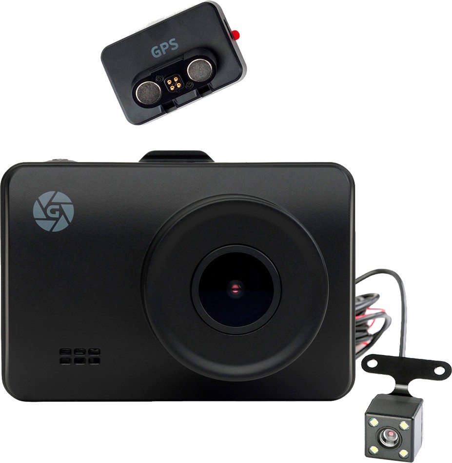 Видеорегистратор Globex GE-305WGR Rear cam/Wi-Fi/GPS/Magnet