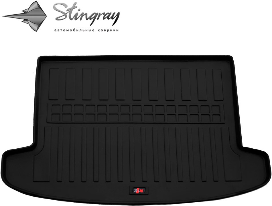 Коврик в багажник KIA Sportage '2015-2021 Stingray (черный, полиуретановый)