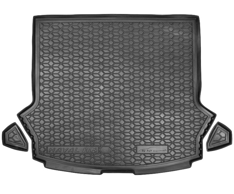 Коврик в багажник Great Wall Haval H6 '2020-> Avto-Gumm (черный, полиуретановый)