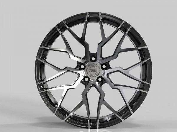 Диски R20 5x112 19 10.0J h 66.5 WS2270 GLOSS BLACK MACHINED FACE FORGED
