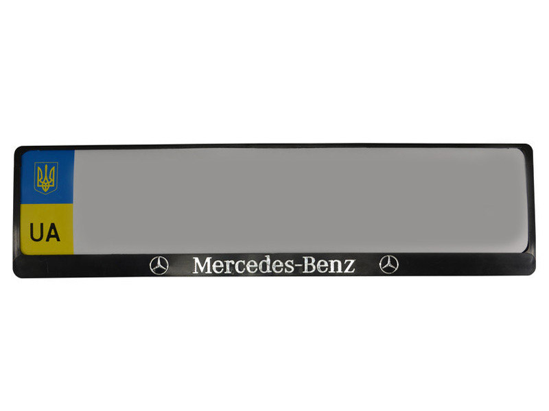Рамка номера Mercedes-Benz (24-011) 2 шт Inauto
