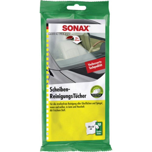 Салфетки для очистки стекла Sonax 10 шт (4064700415003)