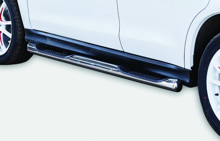 Пороги (подножки) Mitsubishi ASX '2010-2019 (диаметр 76 мм) Novline-Autofamily