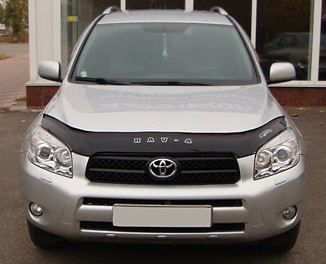 Дефлектор капота Toyota RAV4 '2005-2010 (с логотипом) Vip Tuning