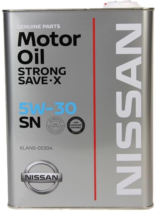 Масло моторное Nissan Strong Save X 5W-30 SN 4 л (KLAN505304)