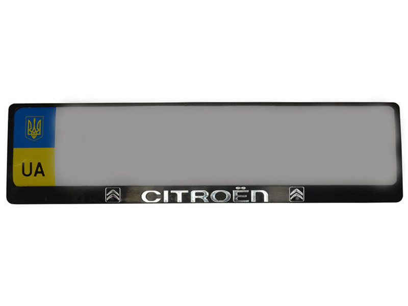 Рамка номера Citroen (24-003) 2 шт Inauto