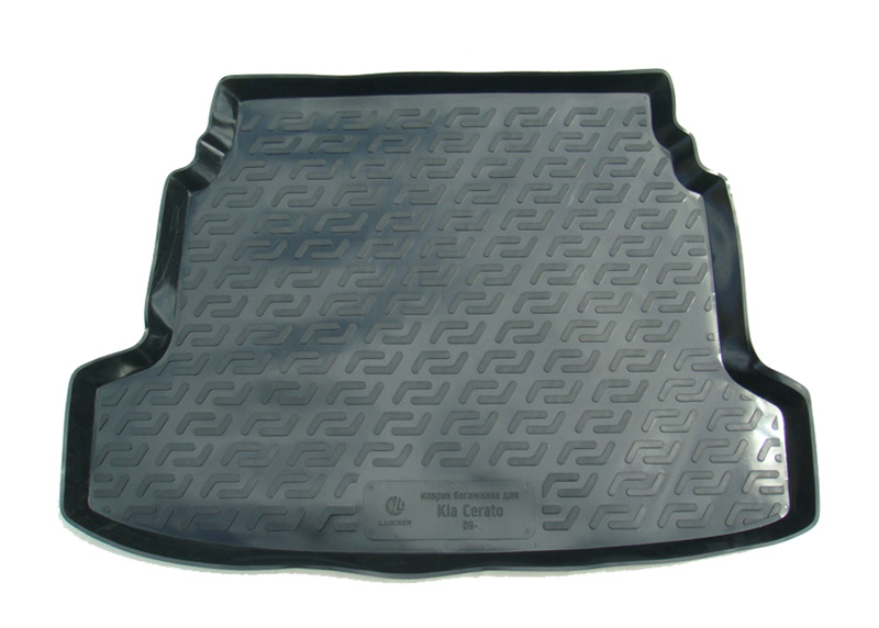 Коврик в багажник KIA Cerato '2009-2013 (седан) L.Locker (черный, резиновый)