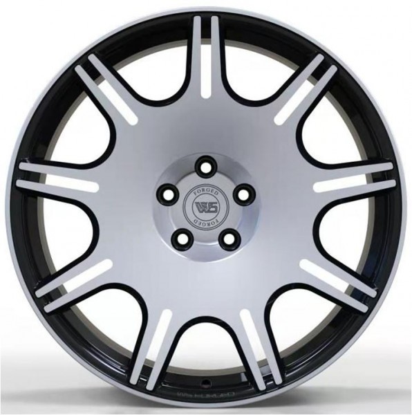 Диски R20 5x112 30 9.0J h 66.6 WS1249 GLOSS BLACK WITH MACHINED FACE FORGED