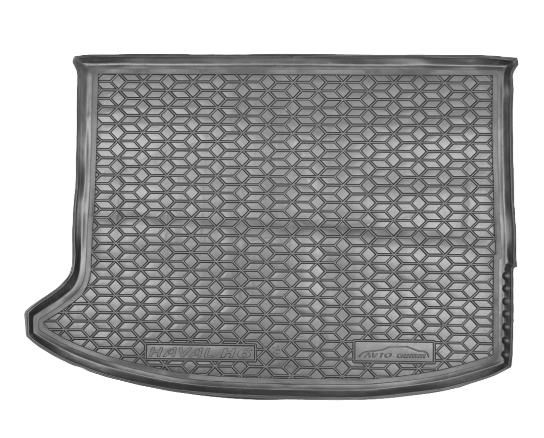 Коврик в багажник Great Wall Haval H6 '2017-2020 Avto-Gumm (черный, пластиковый)