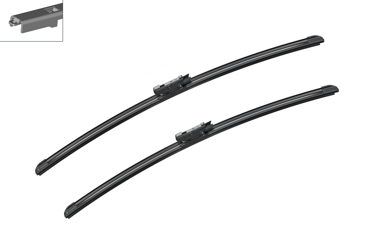 BOSCH Щітка склоочисника К-Т БЕЗКАРКАСНИЙ AEROTWIN 600/575 MM A955S