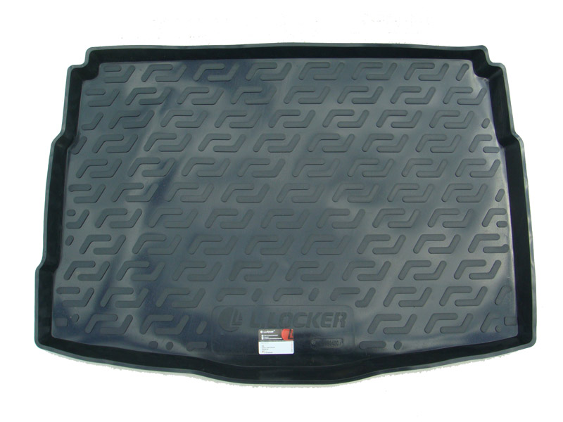 Коврик в багажник KIA Pro_cee'd '2012-2019 (хетчбек, с органайзером) L.Locker (черный, пластиковый)