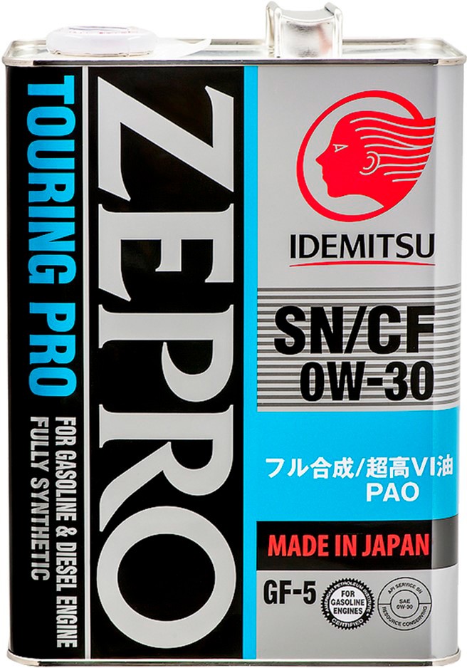 Масло моторное Idemitsu Zepro Touring PRO 0W-30 4 л (3615041)