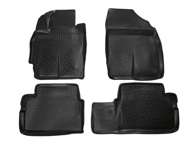 Коврики в салон Toyota Corolla '2007-2013 (3D) L.Locker (черные)