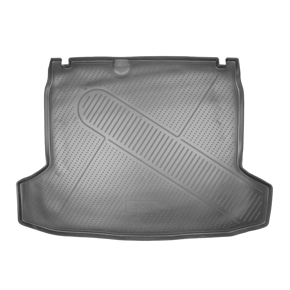 Коврик в багажник Peugeot 508 '2010-2018 (седан) Norplast (черный, полиуретановый)