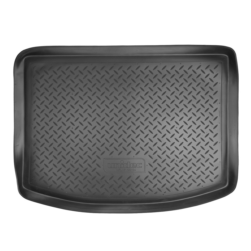 Коврик в багажник Mazda 3 '2003-2009 (хетчбек) Norplast (черный, пластиковый)