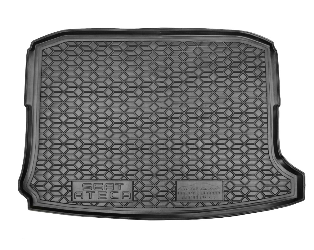 Коврик в багажник Seat Ateca '2016-> (2WD) Avto-Gumm (черный, полиуретановый)