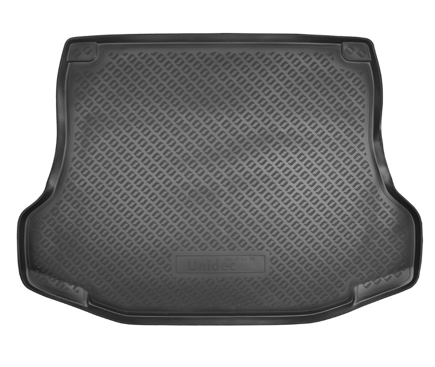 Коврик в багажник Nissan Tiida '2007-> (седан) Norplast (черный, пластиковый)