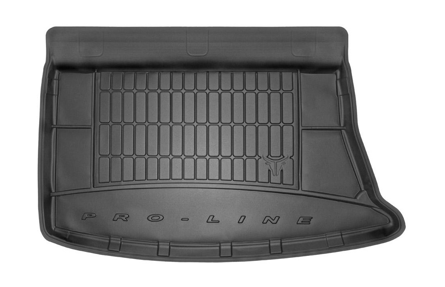 Коврик в багажник Hyundai i30 '2007-2012 (хетчбек) Frogum (черный, резиновый)