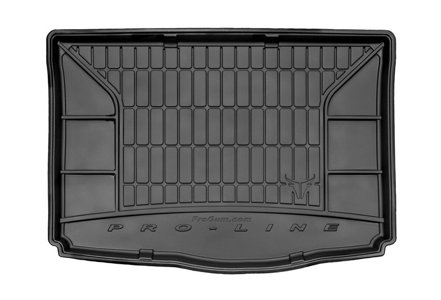 Коврик в багажник Fiat Grande Punto '2012-> (хетчбек, 5 дверей) Frogum (черный, резиновый)
