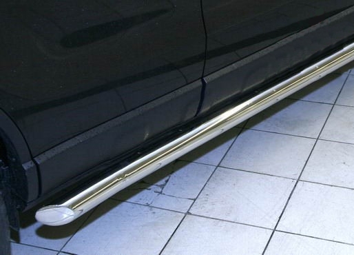 Пороги (подножки) Honda CR-V '2007-2012 (диаметр 76 мм) Novline-Autofamily