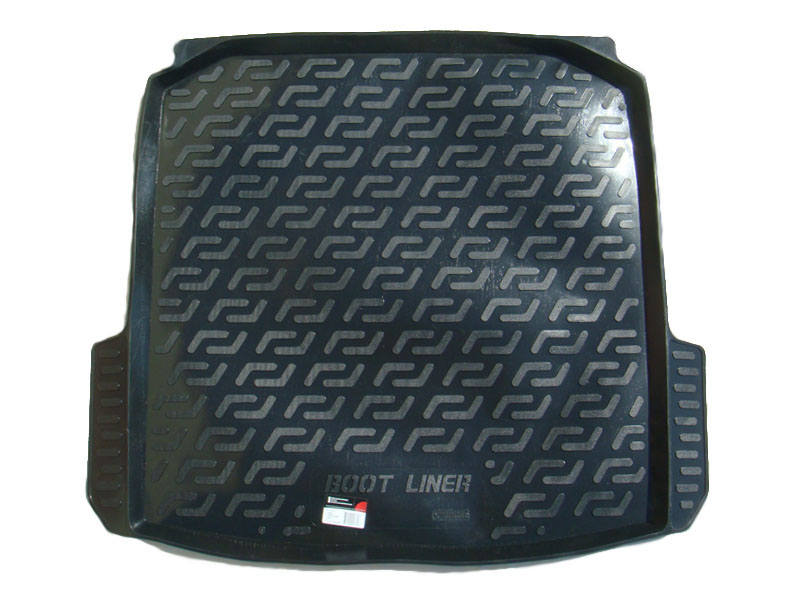 Коврик в багажник Skoda Fabia '2007-2014 (универсал) L.Locker (черный, пластиковый)