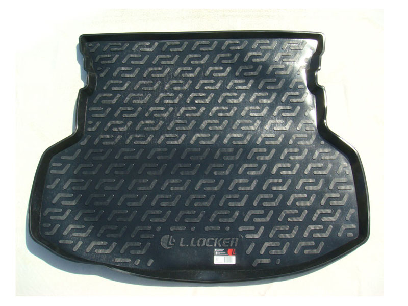 Коврик в багажник Geely MK '2006-> (седан) L.Locker (черный, резиновый)