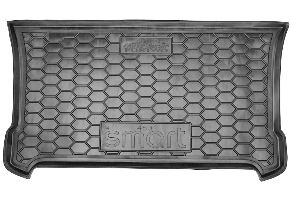 Коврик в багажник Smart ForTwo '2014-> Avto-Gumm (черный, пластиковый)