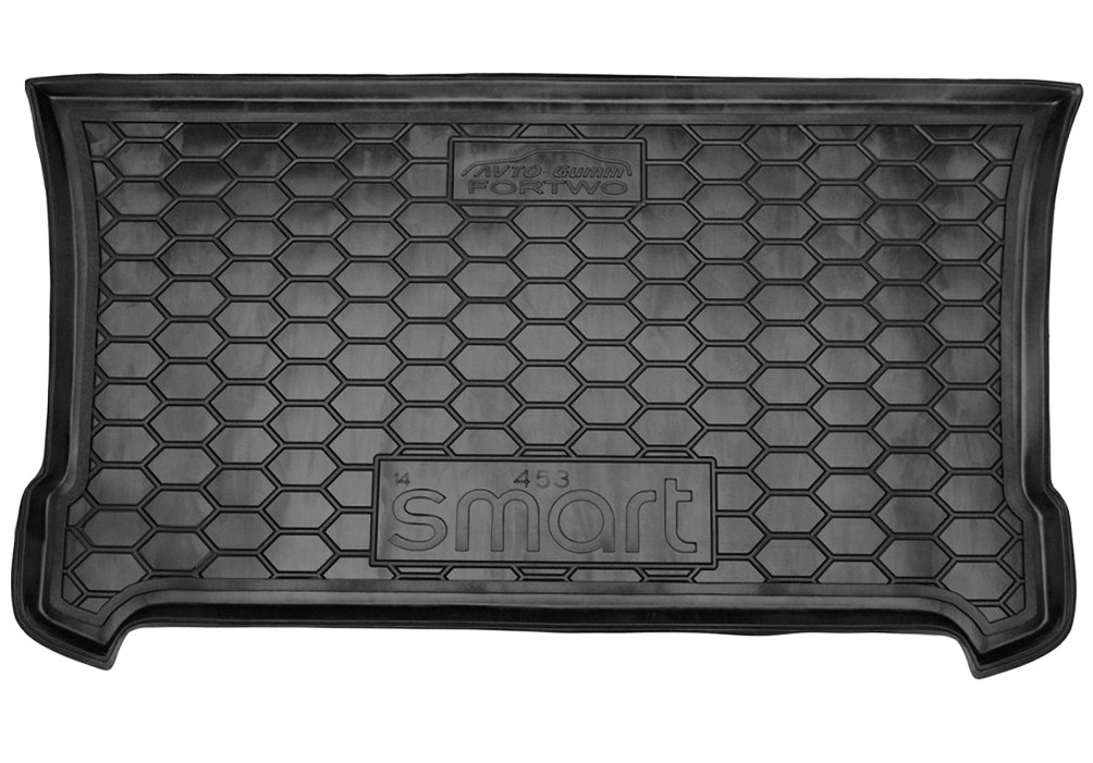 Коврик в багажник Smart ForTwo '2014-> Avto-Gumm (черный, полиуретановый)