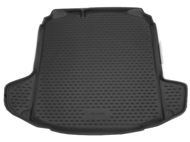 Коврик в багажник Skoda Rapid '2012-> (седан) Novline-Autofamily (черный, полиуретановый)