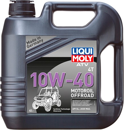 Масло для 4-тактных двигателей Liqui Moly ATV 4T Motoroil Offroad 10W-40 4 л (7541)