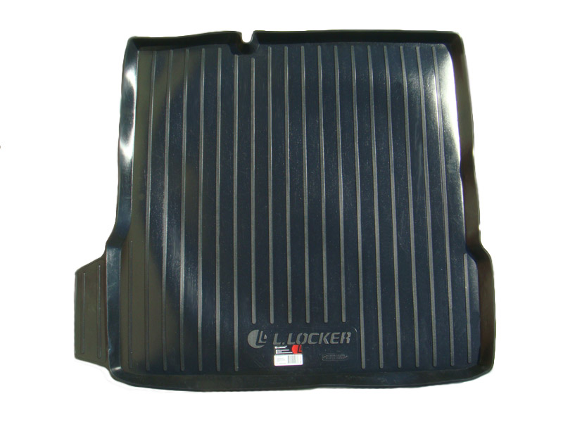 Коврик в багажник Chevrolet Aveo '2011-> (седан) L.Locker (черный, пластиковый)