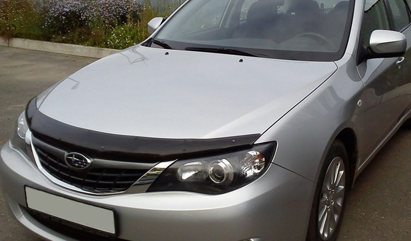 Дефлектор капота Subaru Impreza '2007-2011 (без логотипа) Sim