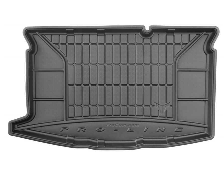 Коврик в багажник Mazda 2 '2007-2014 (хетчбек) Frogum (черный, резиновый)