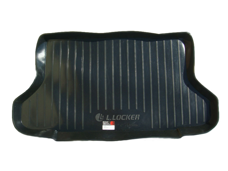 Коврик в багажник Chevrolet Lacetti '2004-2013 (хетчбек) L.Locker (черный, резиновый)