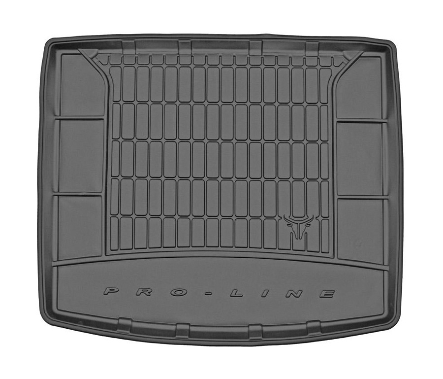 Коврик в багажник Chevrolet Cruze '2011-2016 (хетчбек, с полноразмерной запаской) Frogum (черный, резиновый)