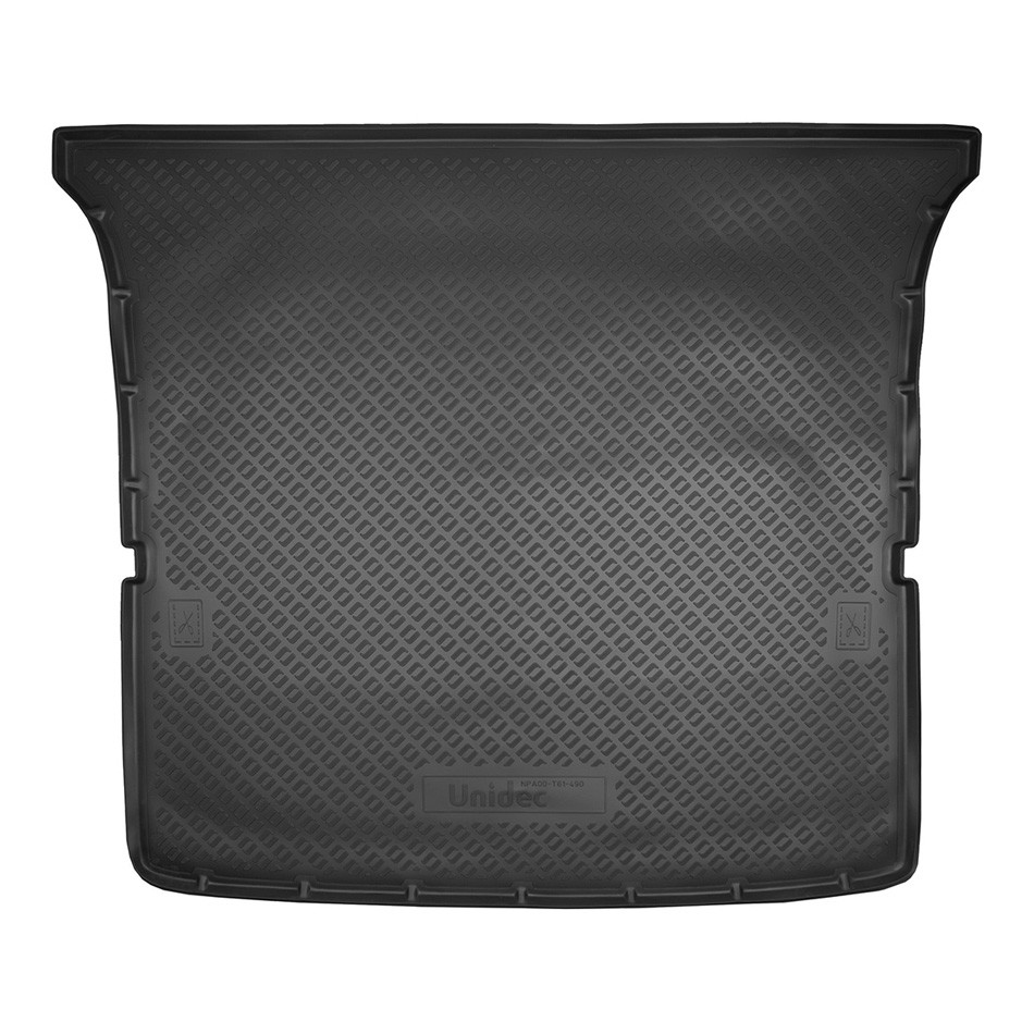 Коврик в багажник Infiniti QX80 '2013-> (7-ми местный, длинный) Norplast (черный, пластиковый)